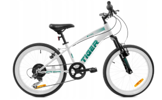 Bicykel Sun Baby Tiger 20" biela, zelená
